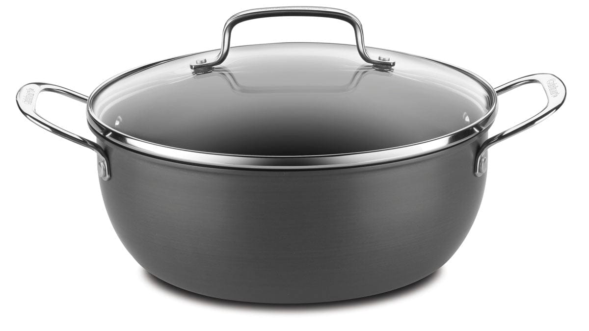Cuisinart Chef's Classic™ Nonstick Hard Anodized 5 Quart Chili Pot with Cover, Black