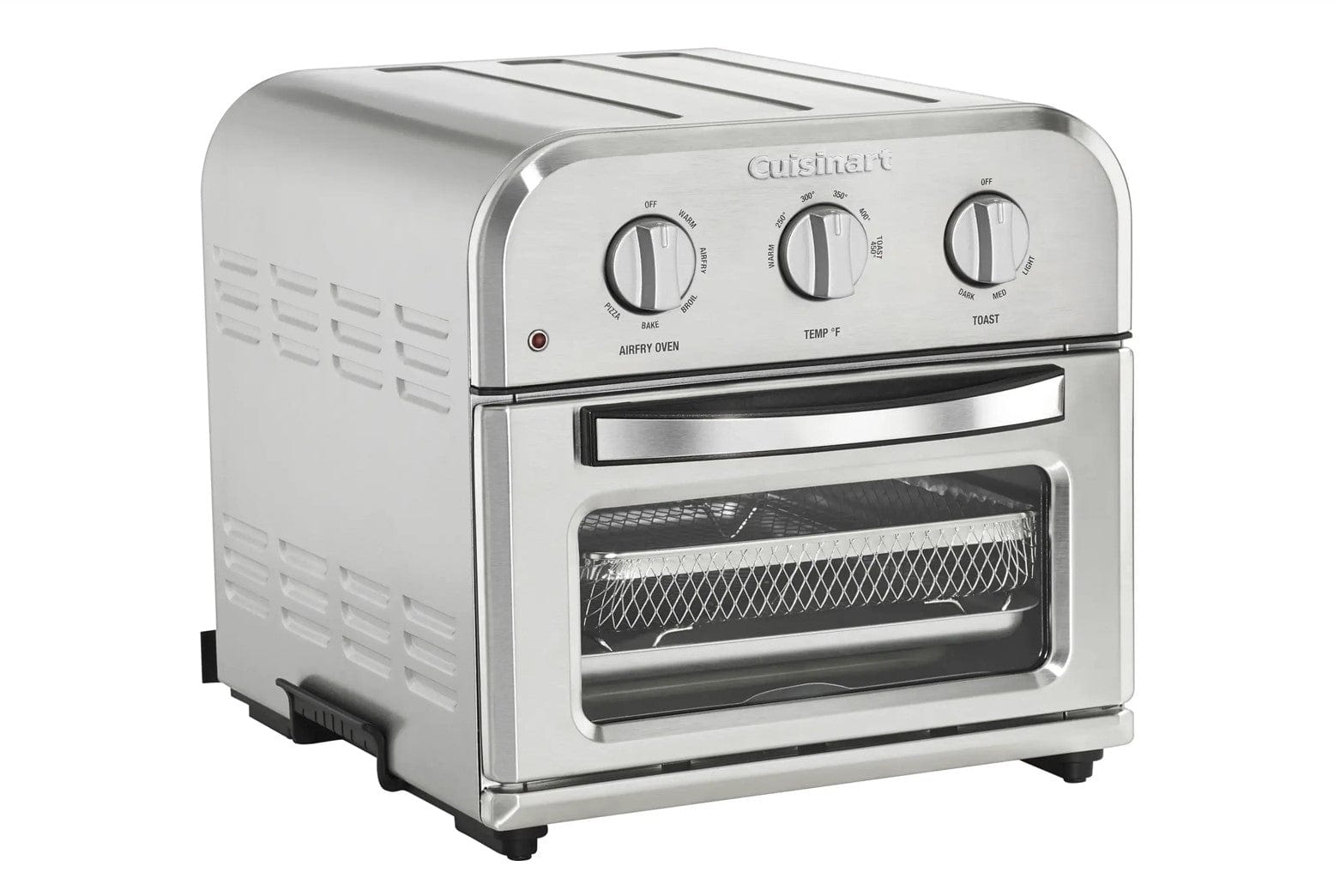 Cuisinart Compact Airfryer Toaster Oven with 6-in-1 Functions, Stainless Steel - Certified Refurbished