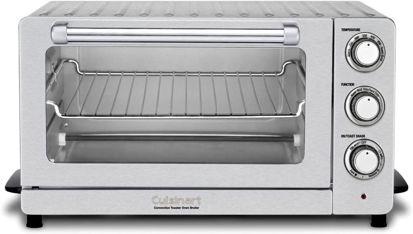 Cuisinart TOB-60N Convection Toaster Oven Broiler Chrome - Certified Refurbished