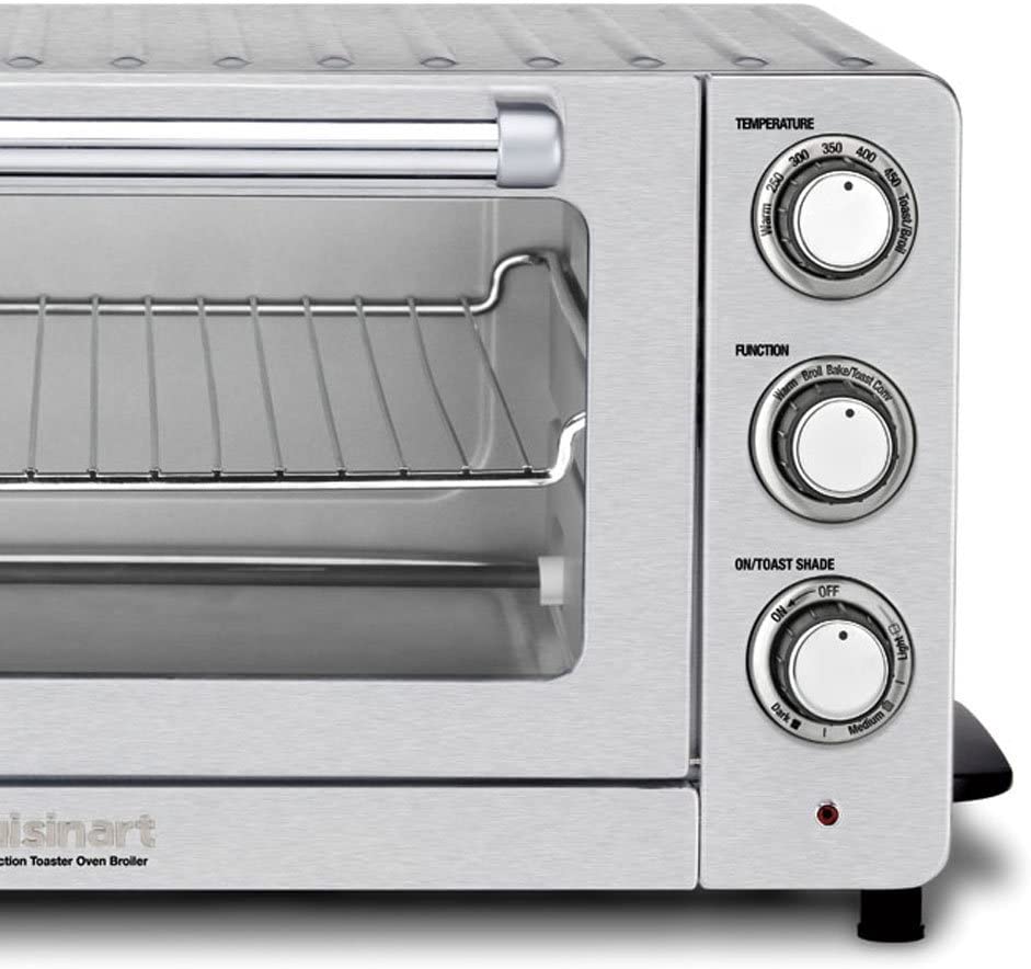 Cuisinart TOB-60N Convection Toaster Oven Broiler Chrome - Certified Refurbished