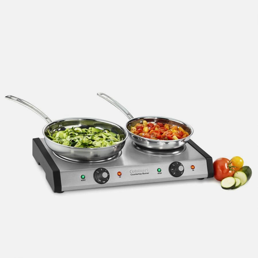 Cuisinart Countertop Double Burner, Silver