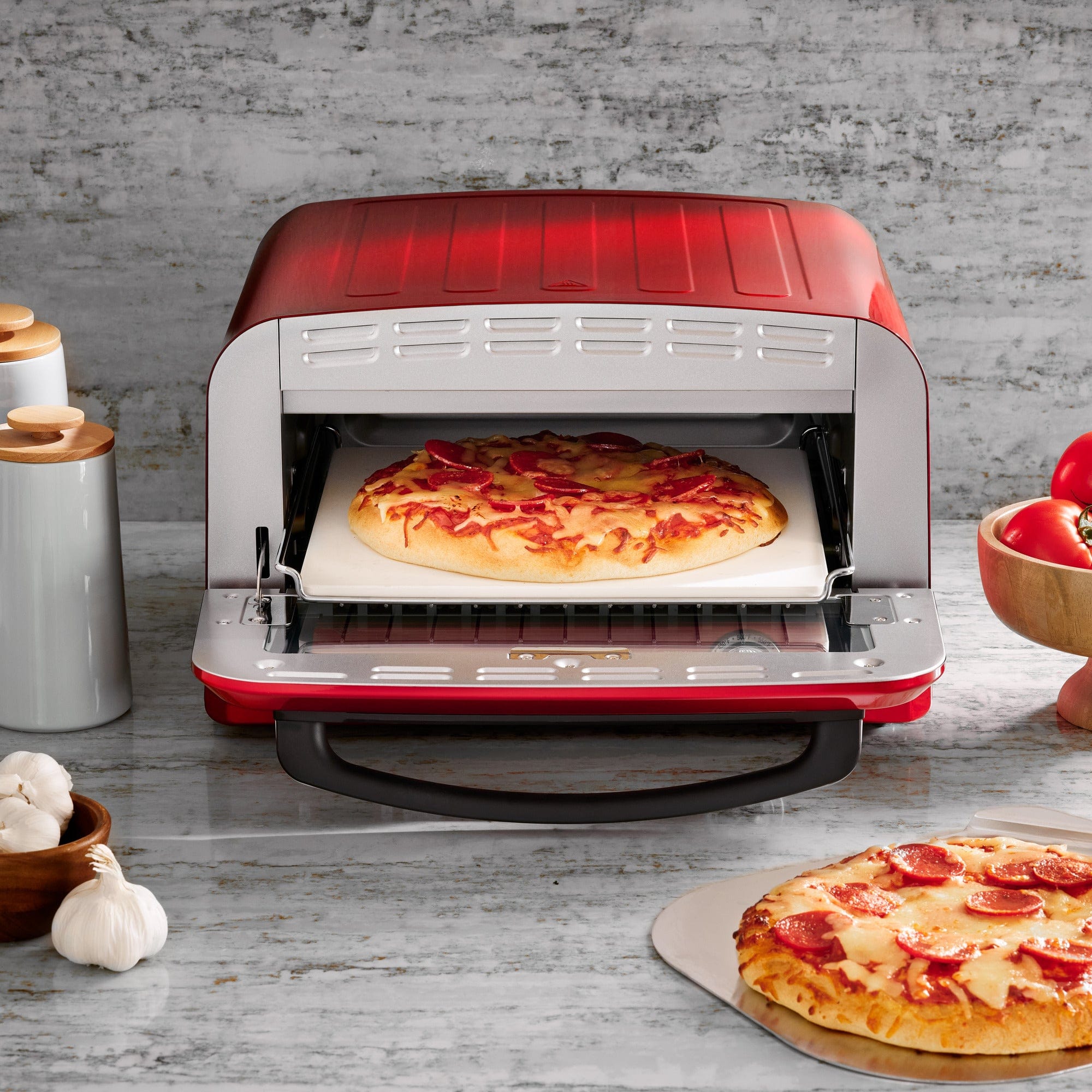 Cuisinart Indoor Pizza Oven, Red
