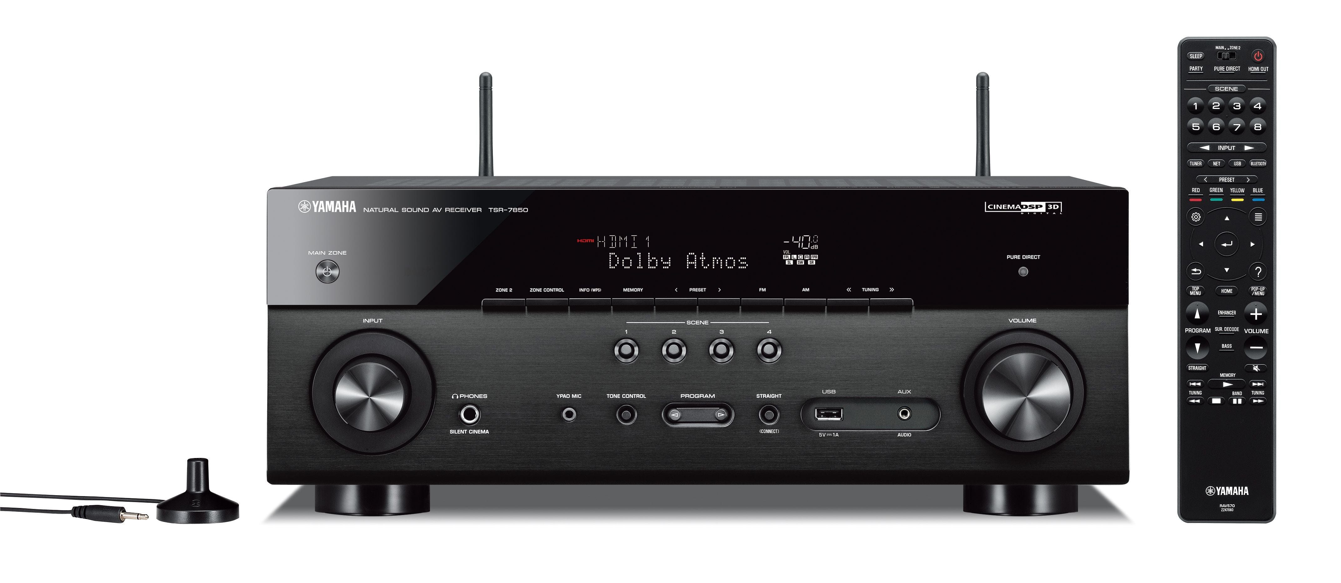 Yamaha 7.2 ch 4K Atmos DTS Receiver - Certified Refurbished