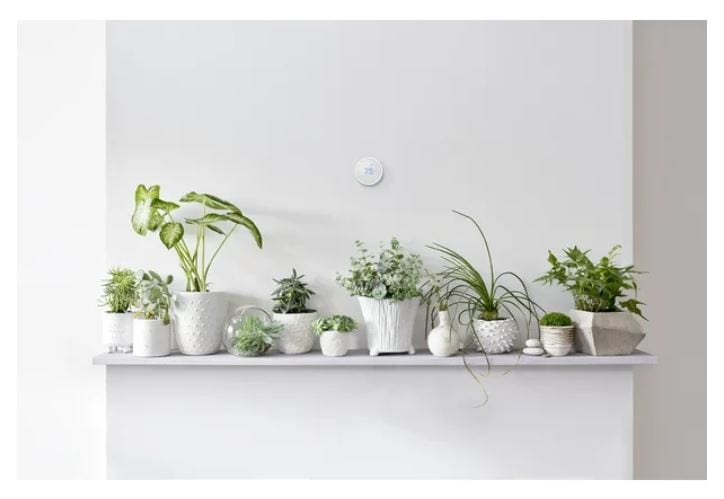 Google Nest E - Pro 3rd Generation Programmable Smart Thermostat for Home Compatible with Alexa