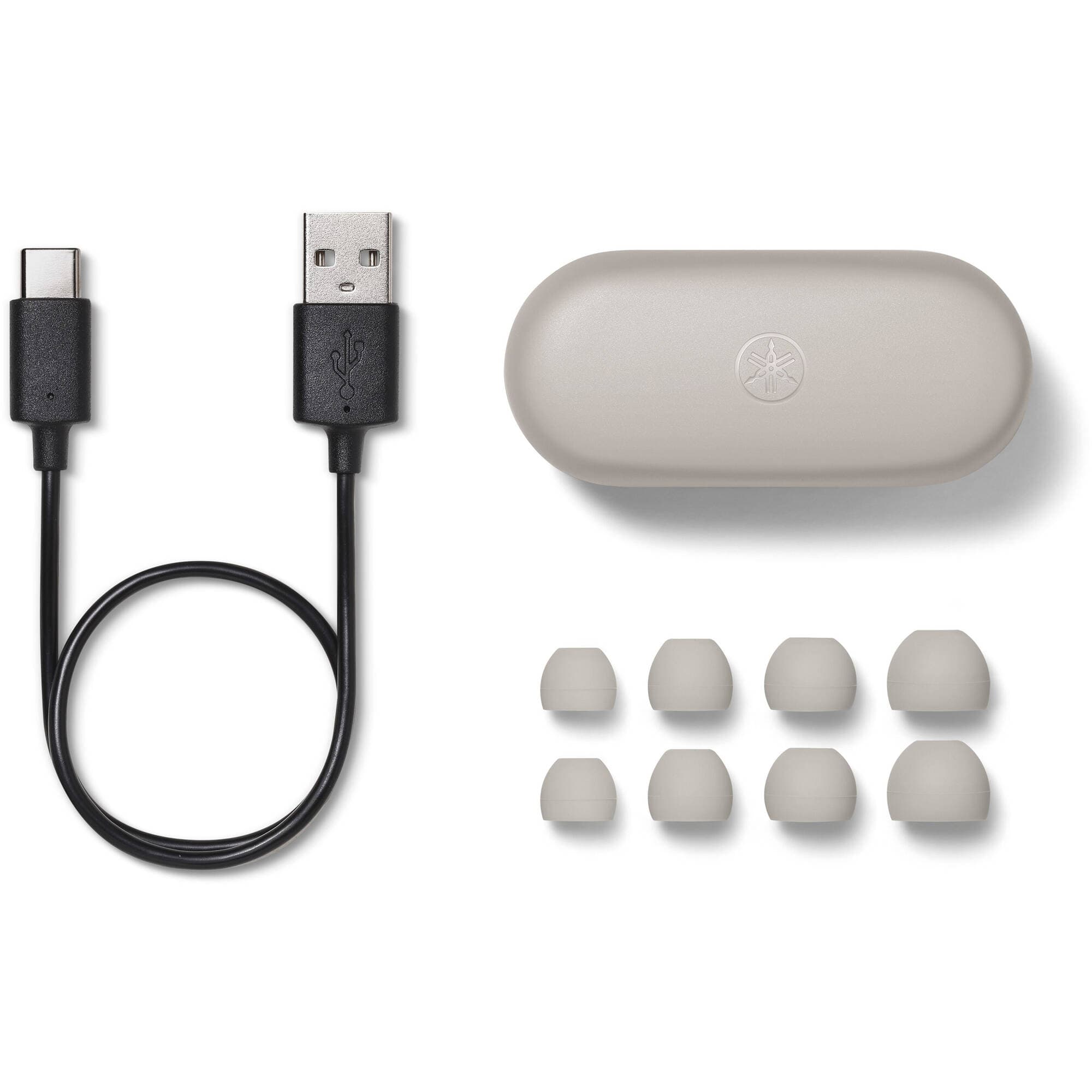 Yamaha True Sound Wireless Water Resistant Earbuds, Beige