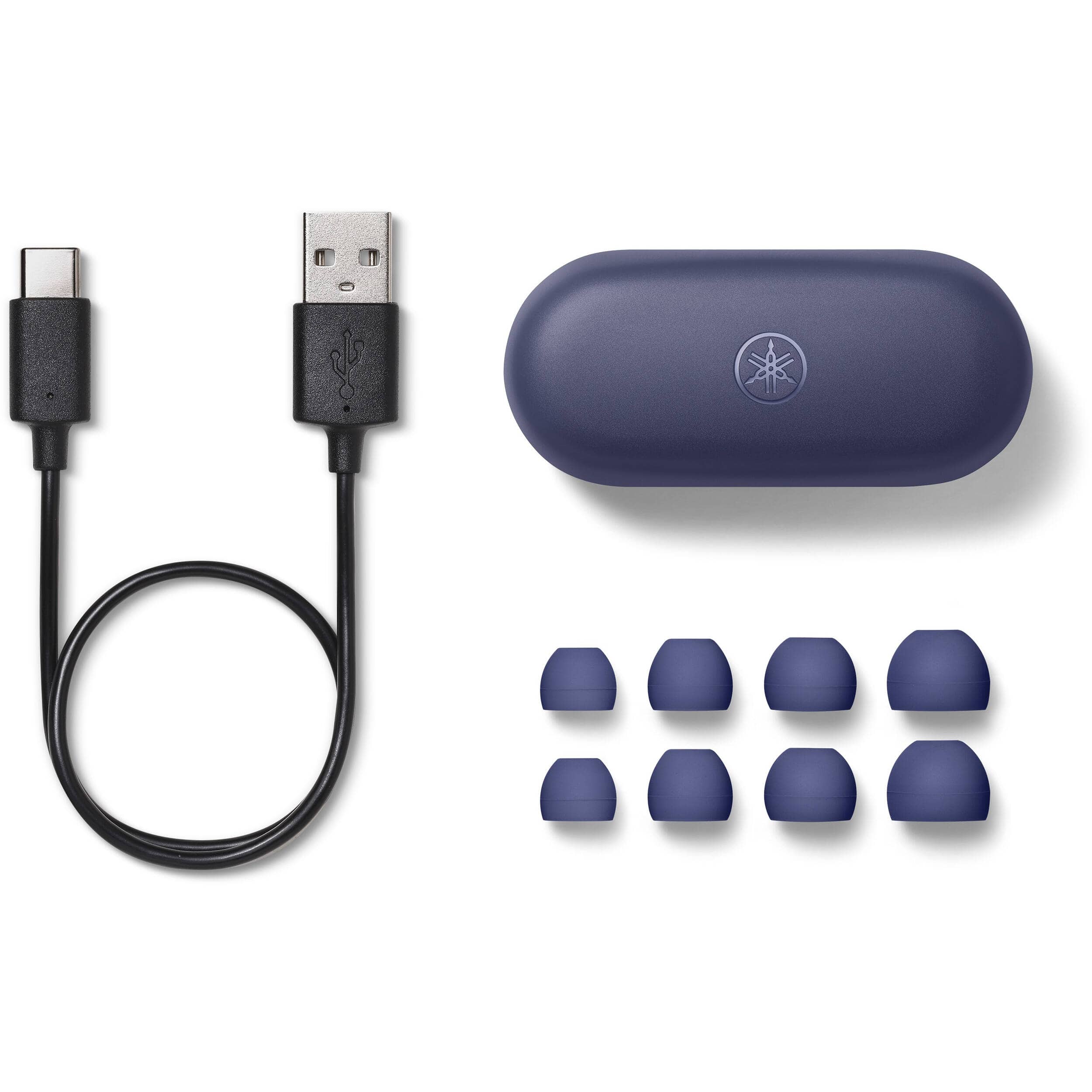 Yamaha True Sound Wireless Water Resistant Earbuds, Blue