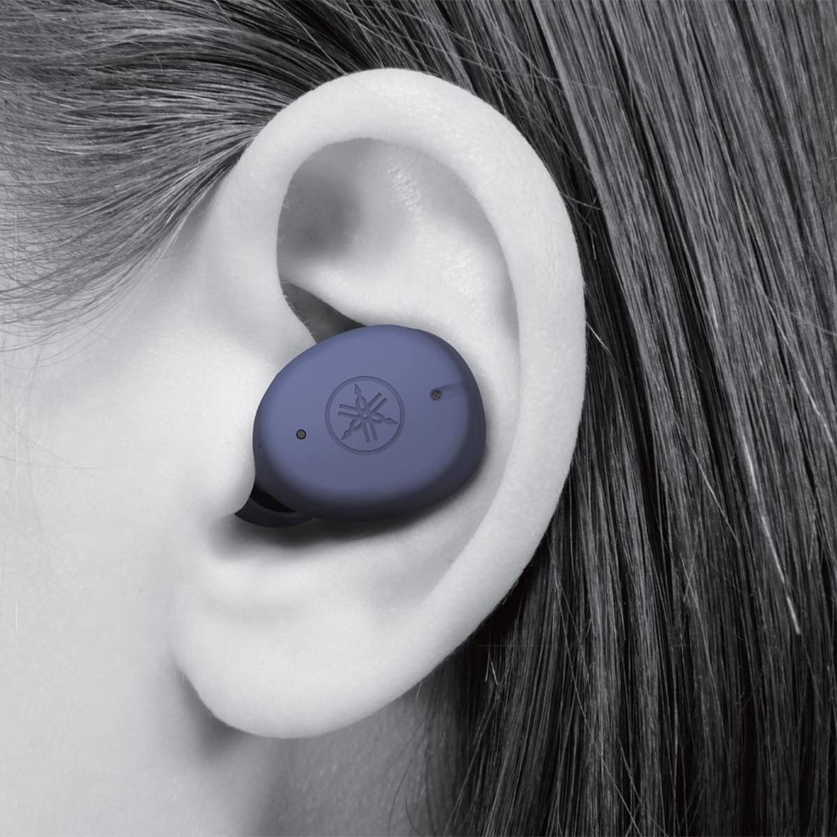 Yamaha True Sound Wireless Water Resistant Earbuds, Blue