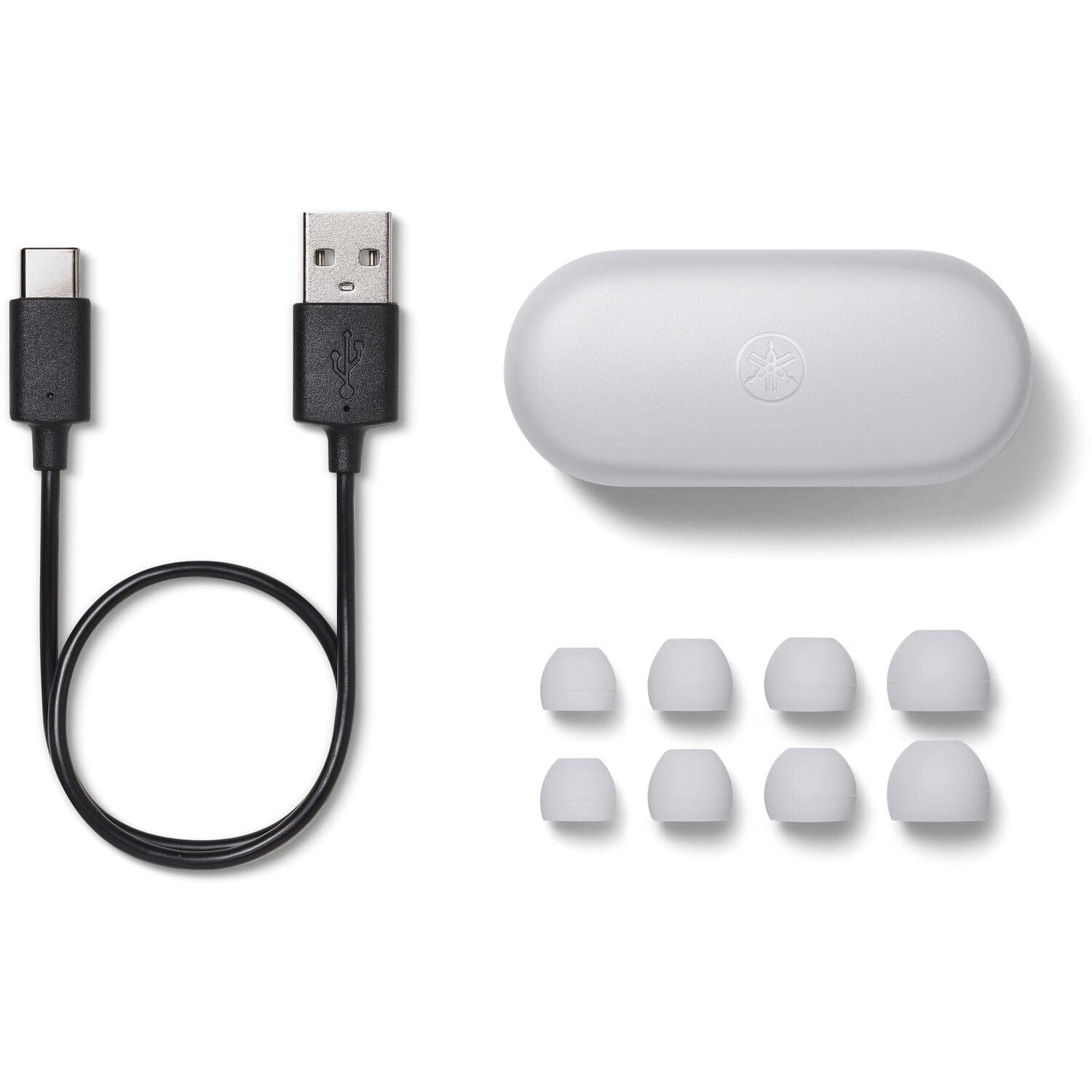 Yamaha True Sound Wireless Water Resistant Earbuds, Gray