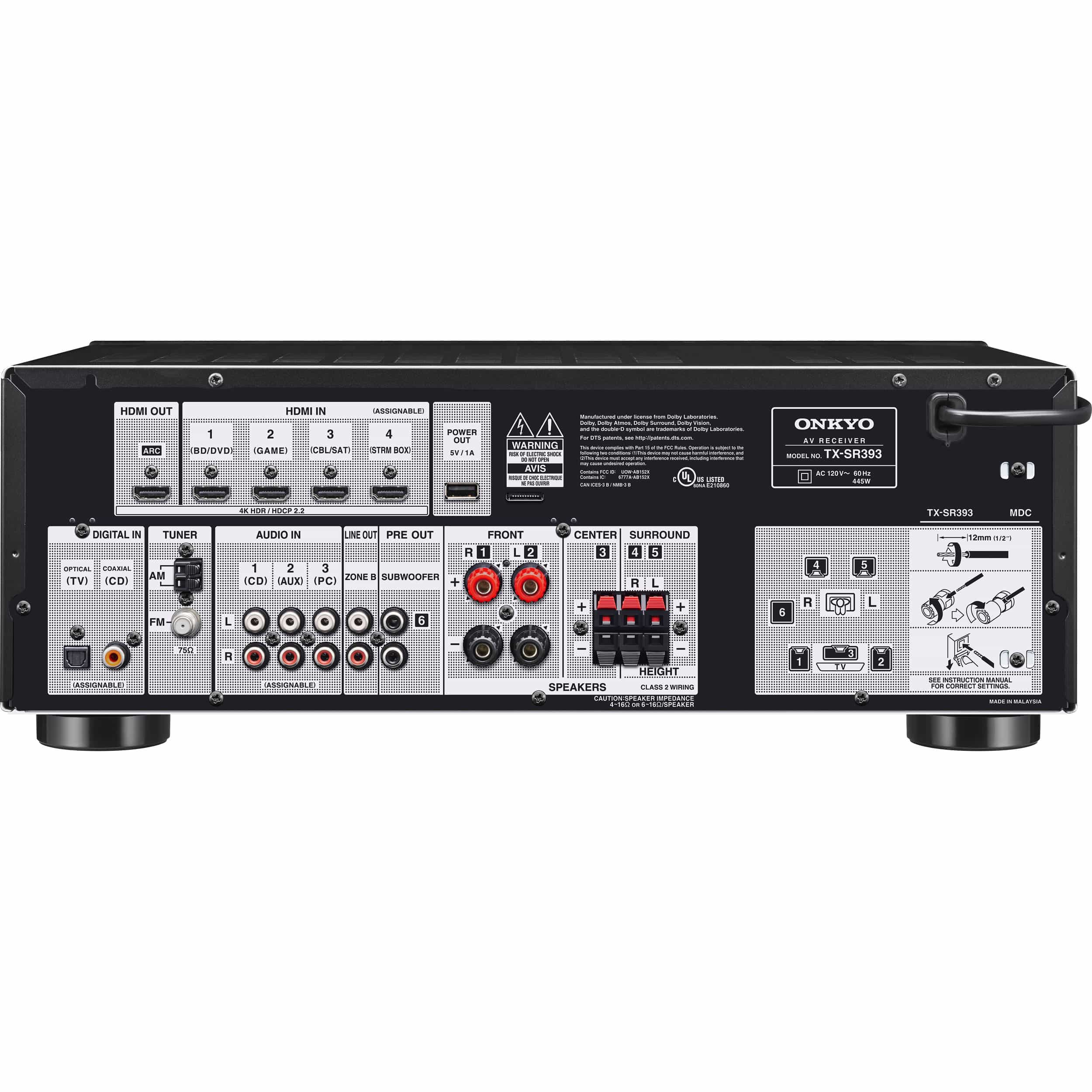 Onkyo 5.2 Channel A/V Receiver