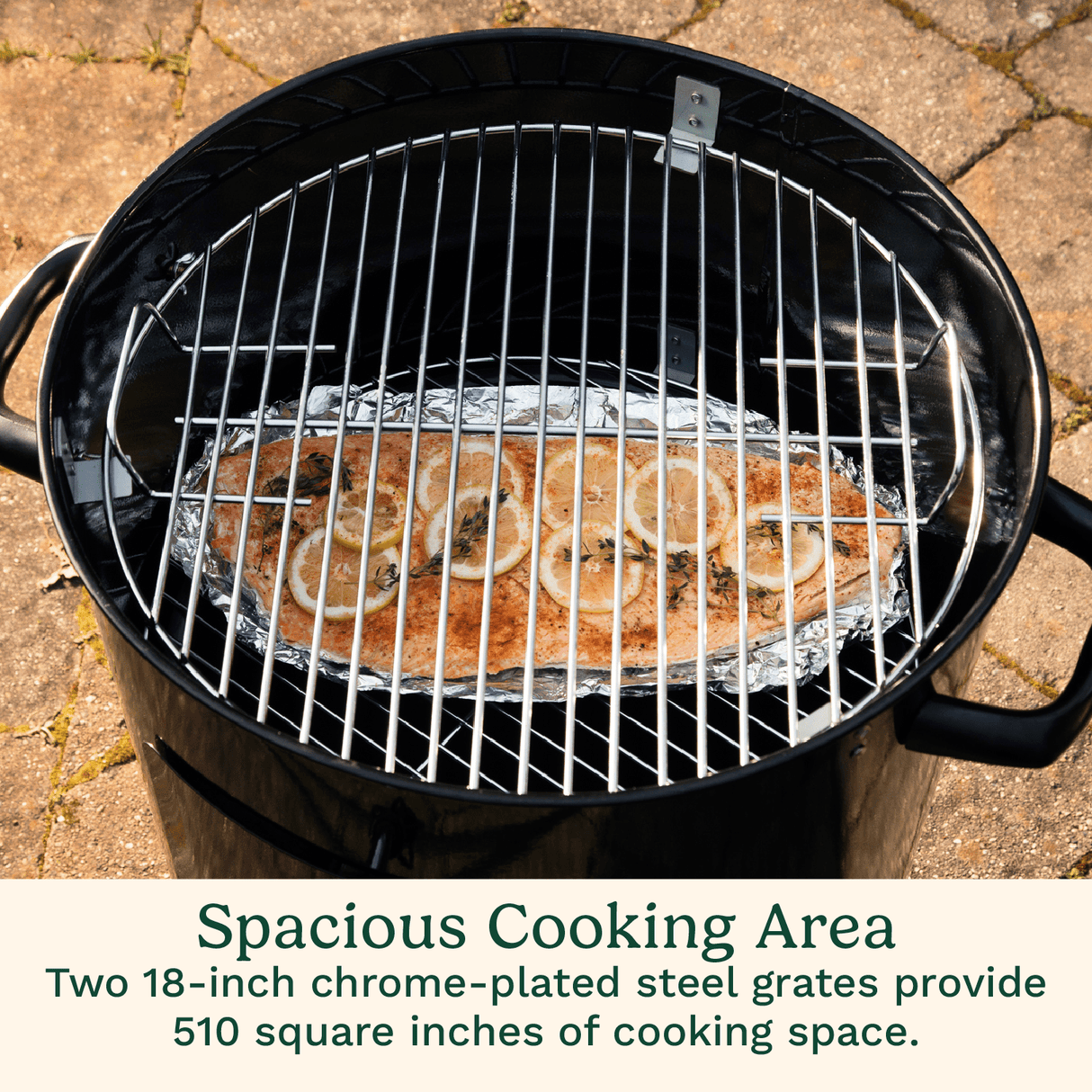 Cuisinart 18" Vertical Charcoal Smoker, Black