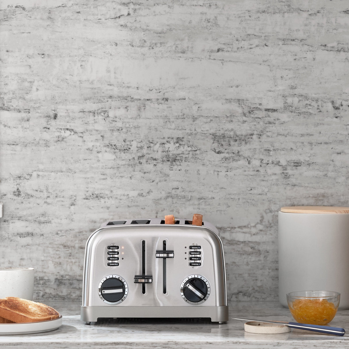 Cuisinart 4 Slice Metal Classic Toaster, Silver