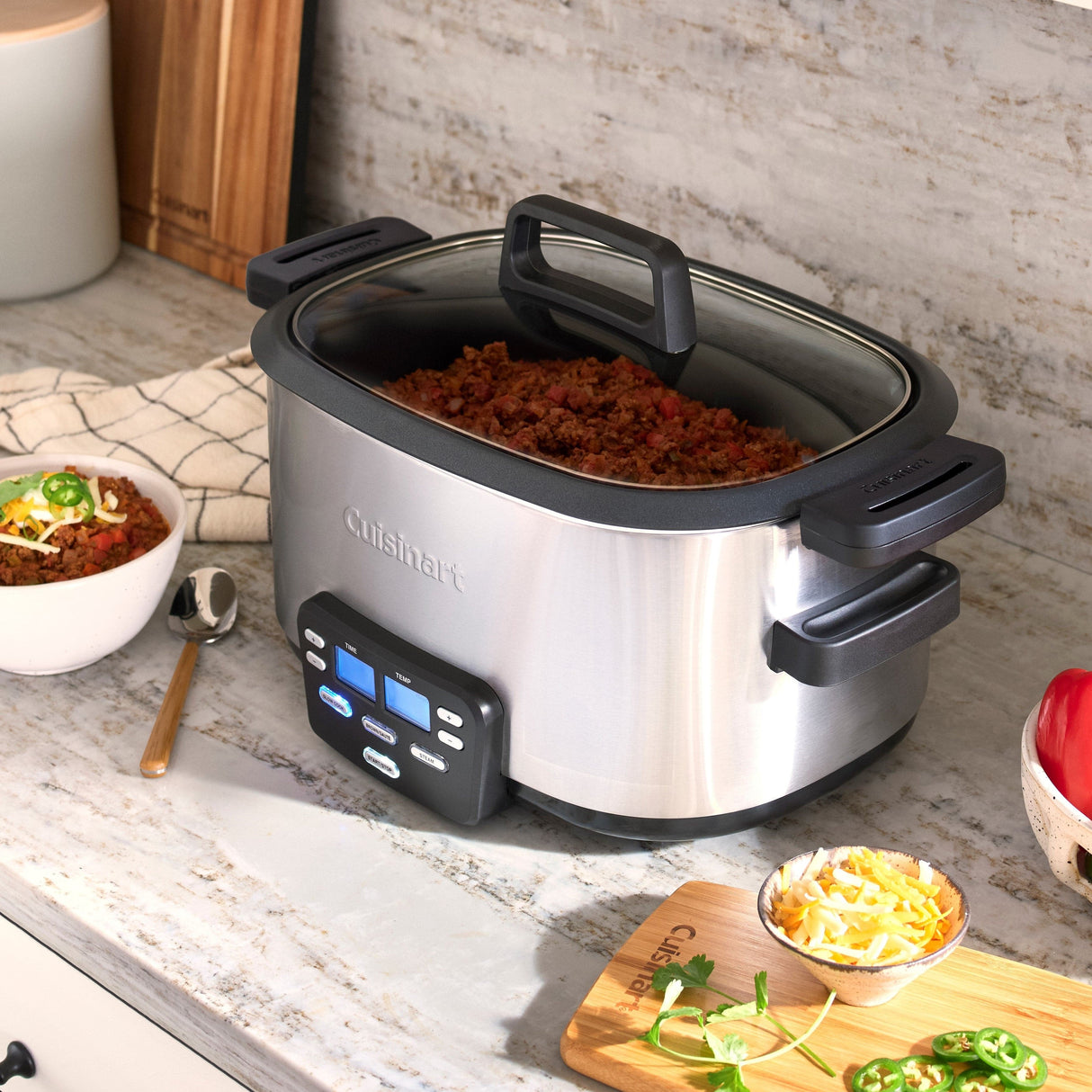 Cuisinart Cook Central® 3-in-1 6QT Multicooker, Silver