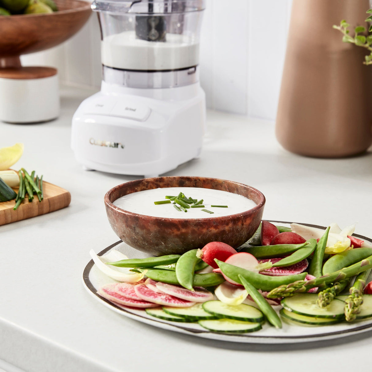 Cuisinart 3-Cup Mini Chopper, White