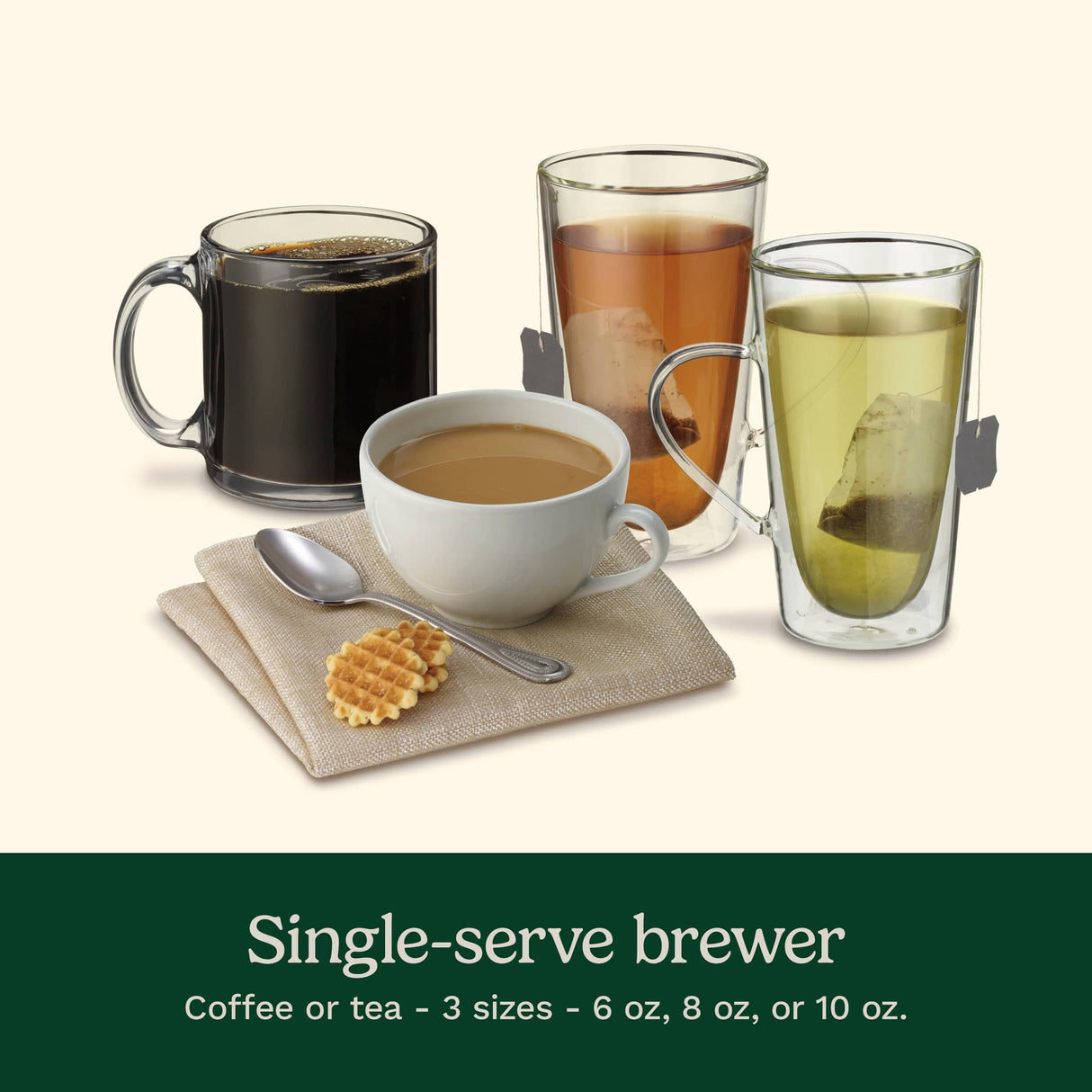 Cuisinart Premium Single Serve Brewer, Silver