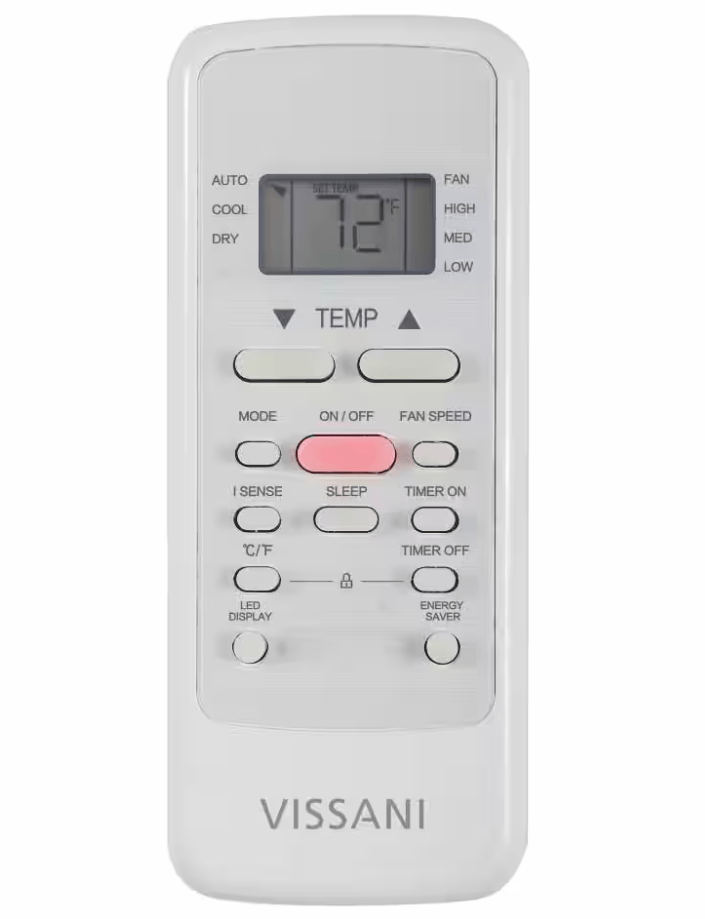 Vissani 5000 BTU 115V Window Air Conditioner for 150 sq. ft. Rooms, White - Certified Refurbished