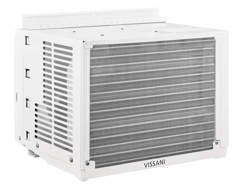 Vissani 5000 BTU 115V Window Air Conditioner for 150 sq. ft. Rooms, White - Certified Refurbished