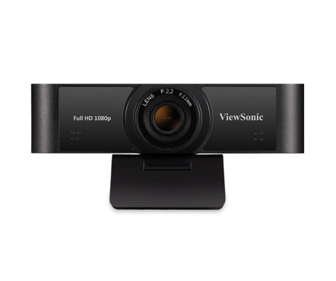 ViewSonic Full HD 1080p Dual Stereo Microphone with Auto Noise Reduction USB Web Camera / Webcam