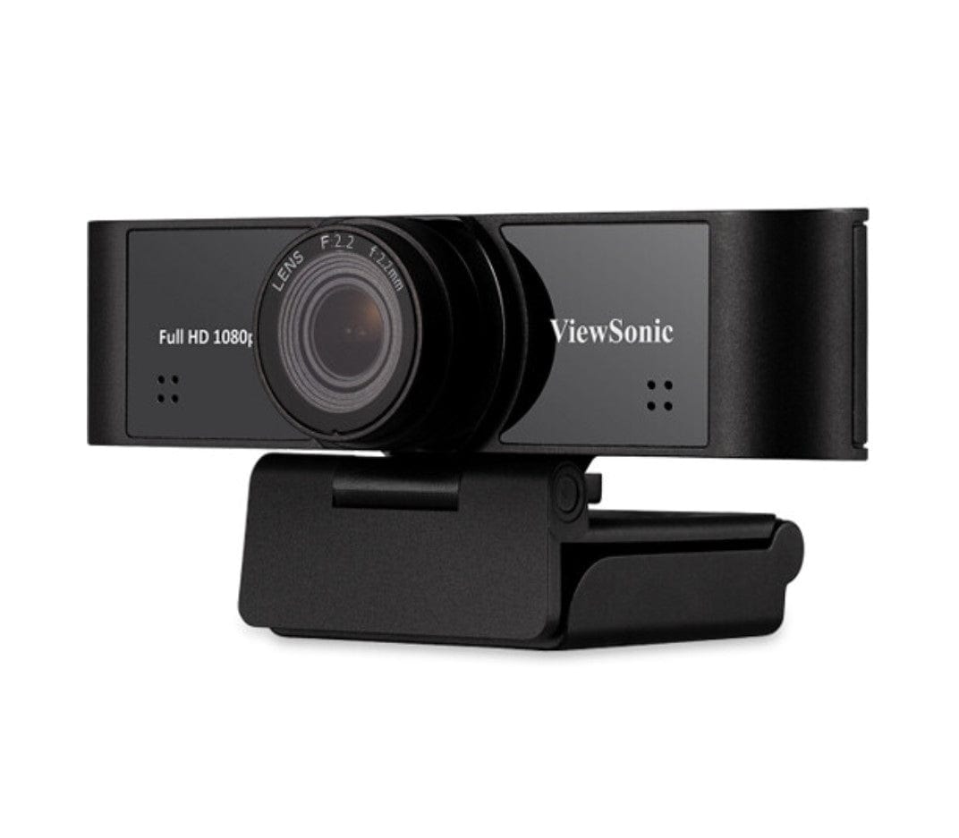 ViewSonic Full HD 1080p Dual Stereo Microphone with Auto Noise Reduction USB Web Camera / Webcam