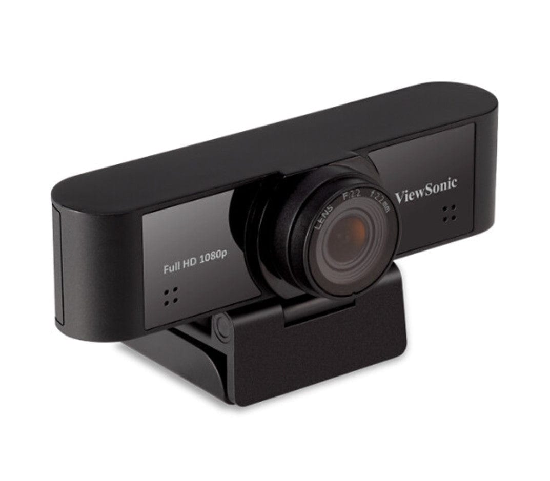 ViewSonic Full HD 1080p Dual Stereo Microphone with Auto Noise Reduction USB Web Camera / Webcam