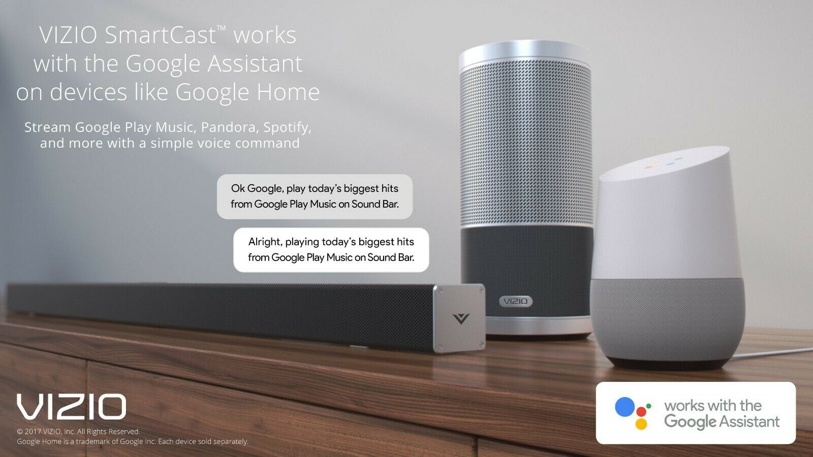 VIZIO 36" 5.1 SmartCast Sound Bar System- Certified Refubished