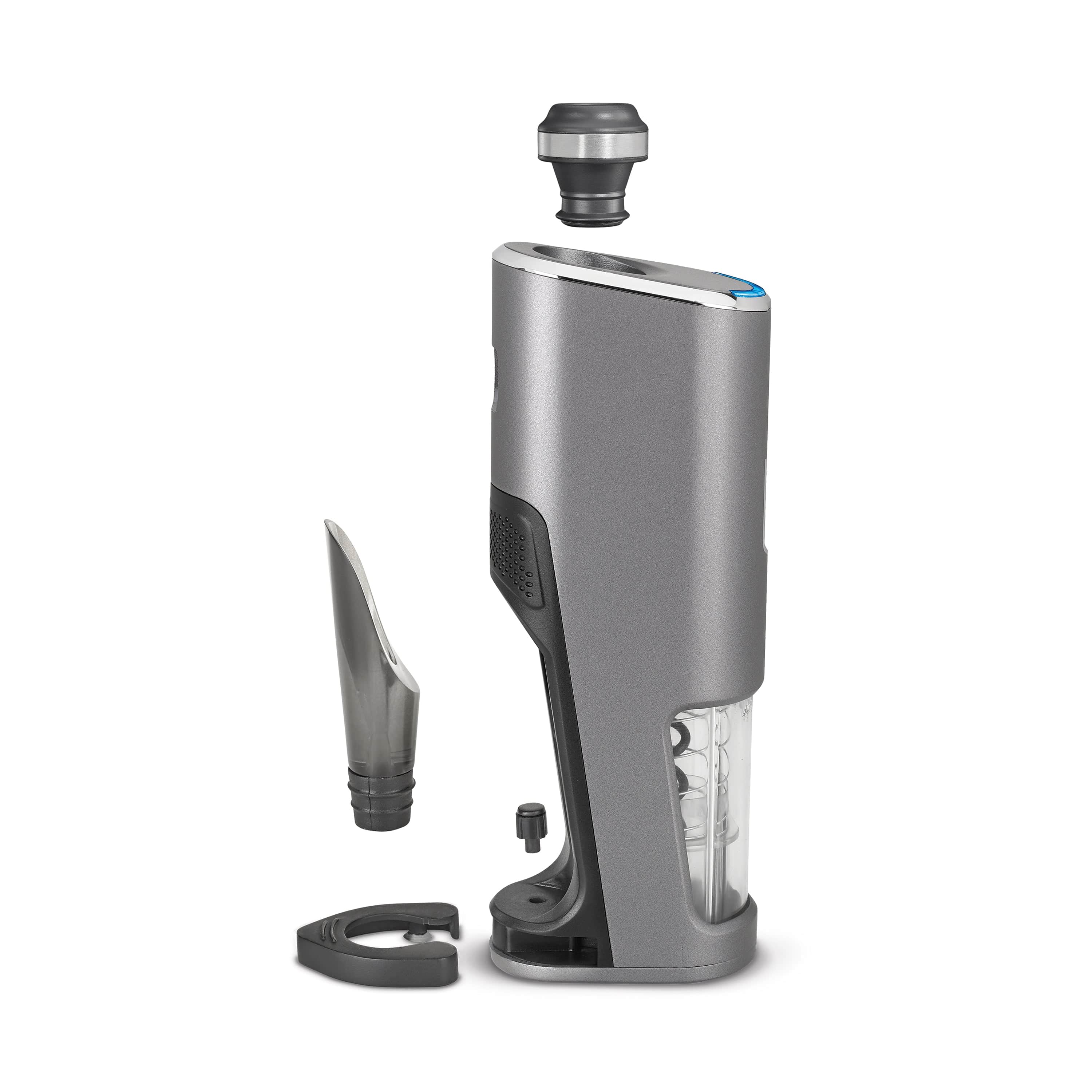 Cuisinart EvolutionX Cordless 4-in-1 Wine Opener, Dark Gray
