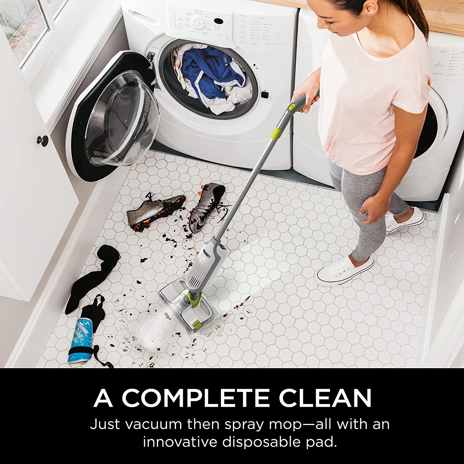 Shark VACMOP Cordless Hard Floor Vacuum Mop