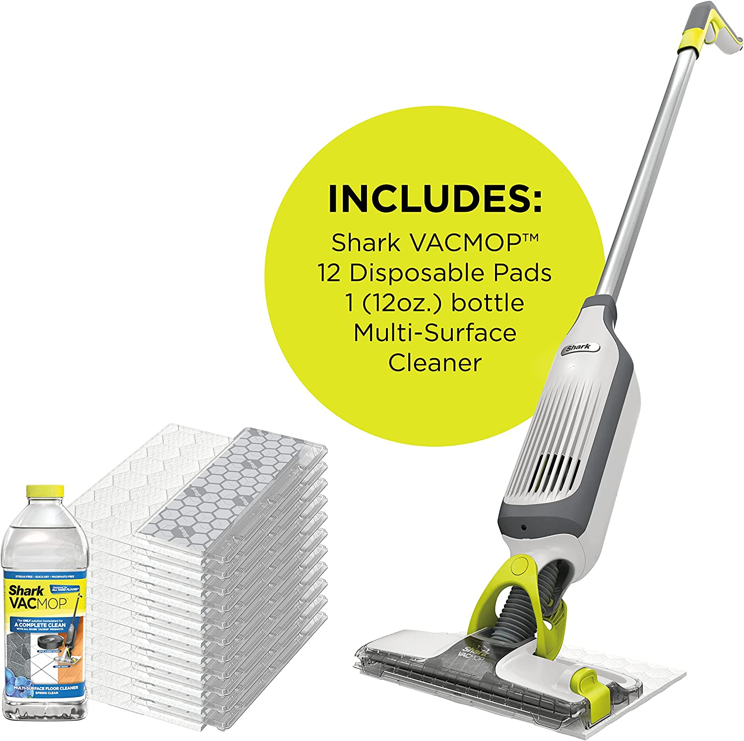 Shark VACMOP Cordless Hard Floor Vacuum Mop