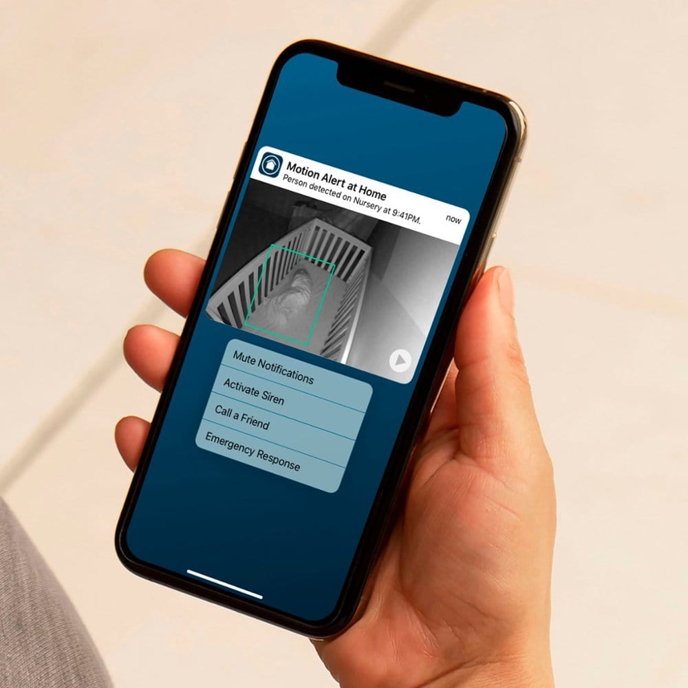 Arlo Essential 1080p Night Vision, 2-Way Audio, Siren, Wireless Security Indoor Camera, Black - Certified Refurbished