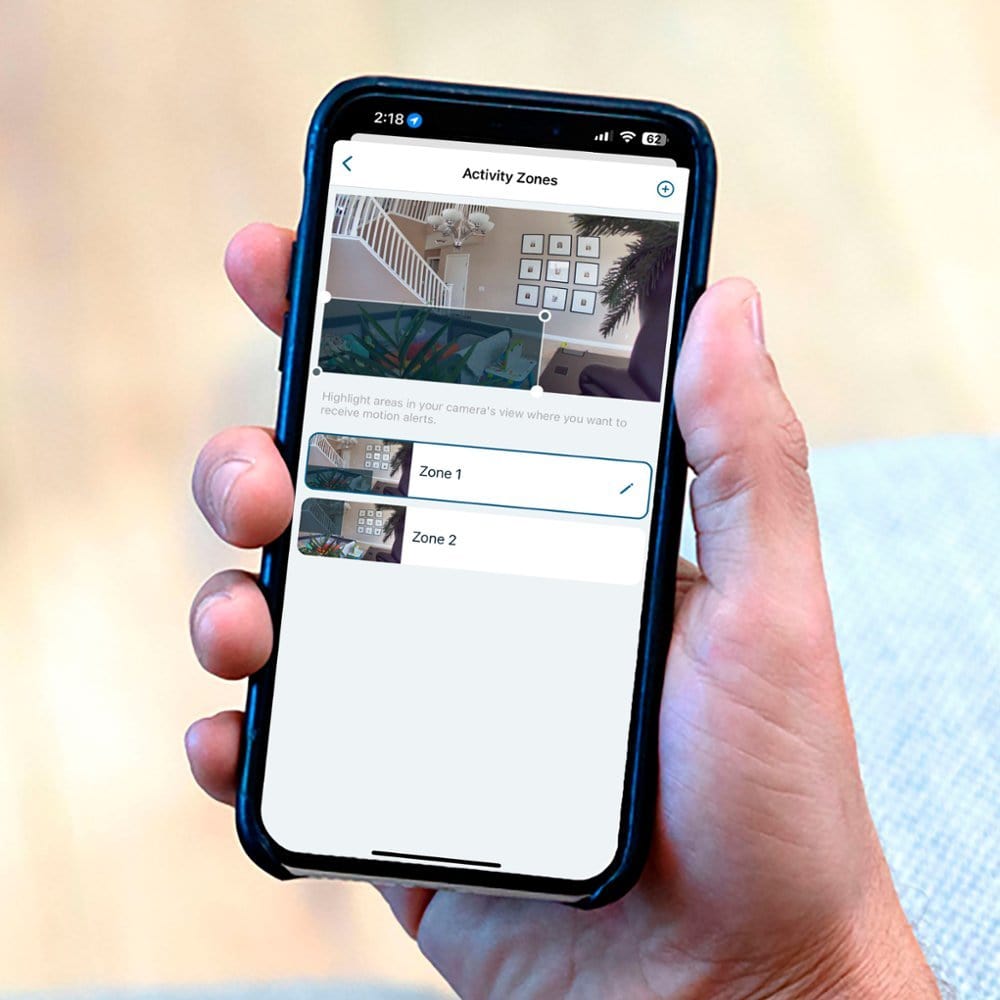 Arlo Essential 1080p Night Vision, 2-Way Audio, Siren, Wireless Security Indoor Camera, Black - Certified Refurbished