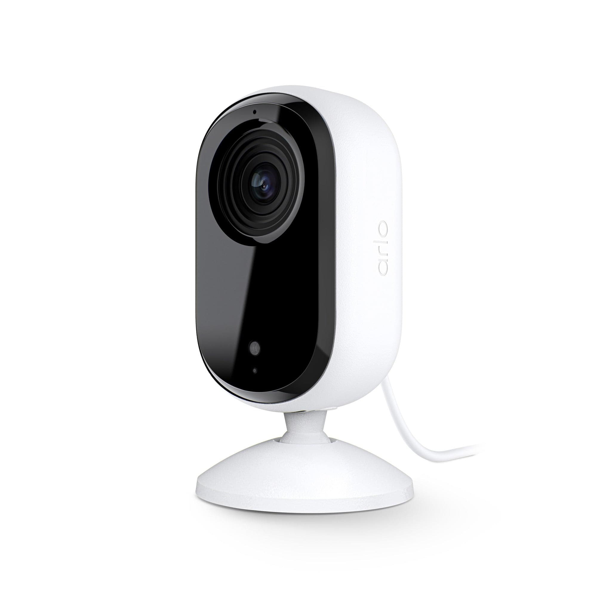 Arlo Essential 2nd Gen 2K Indoor Single Cam, White - Certified Refurbished