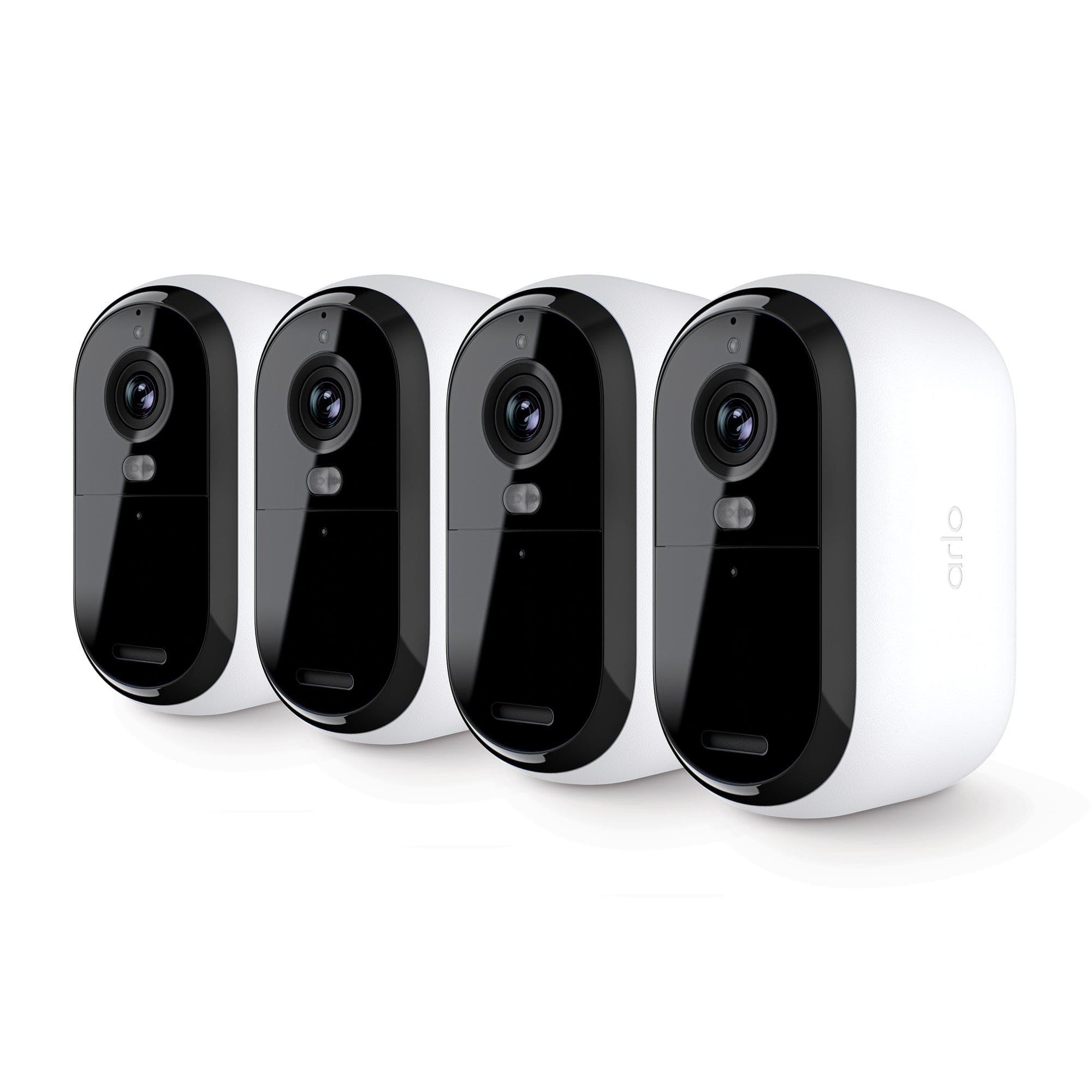Arlo Essential 2nd Gen 2K, 4-cam, White - Certified Refurbished