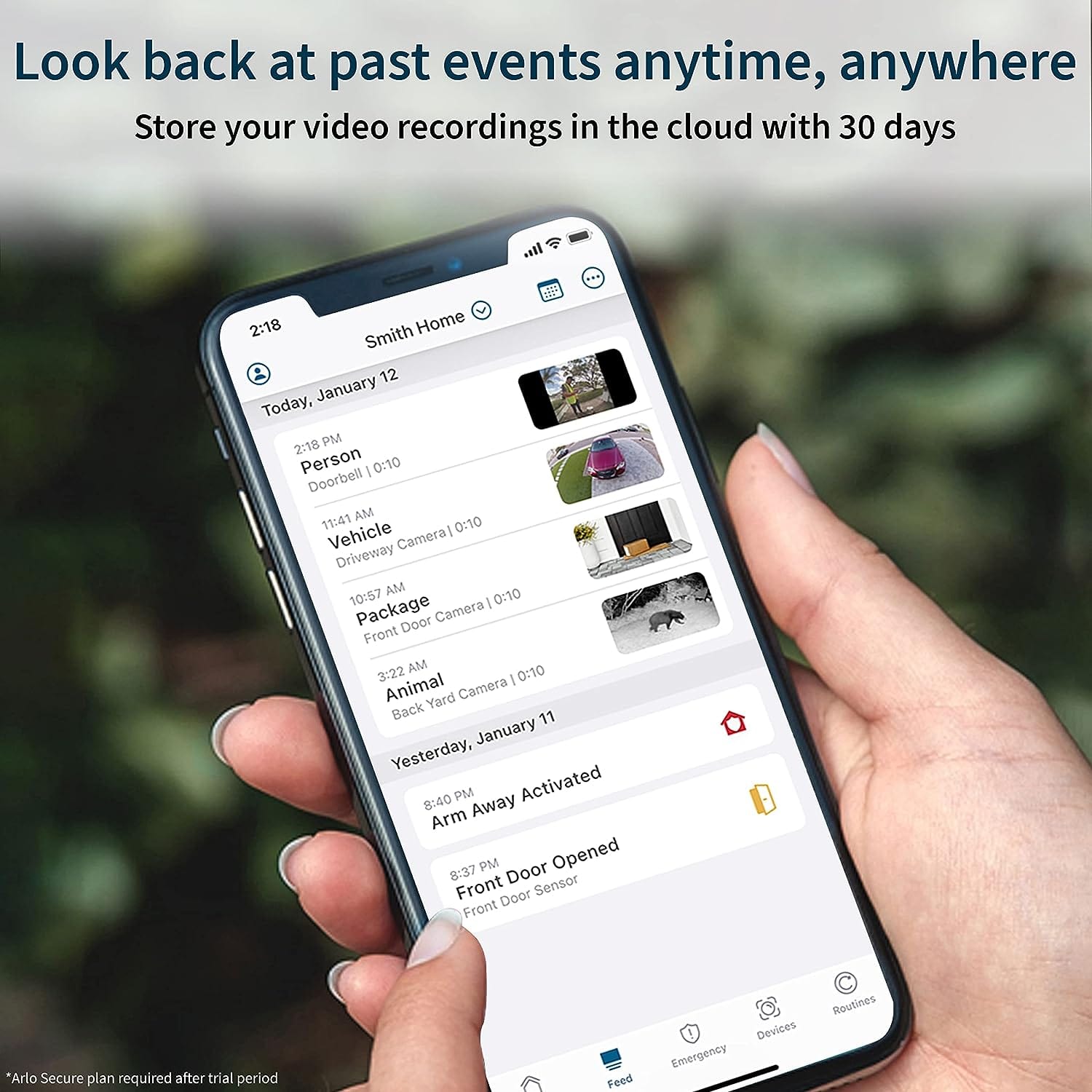 Arlo Pro 4 Spotlight WiFi Security & Surveillance Camera, Black - Certified Refurbished
