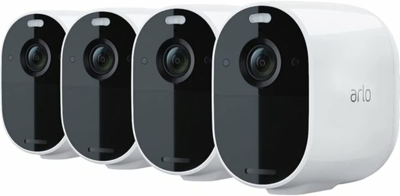 Arlo Pro 4 Series 2K HDR Spotlight Security & Surveillance Camera, 4-Pack - Certified Refurbished