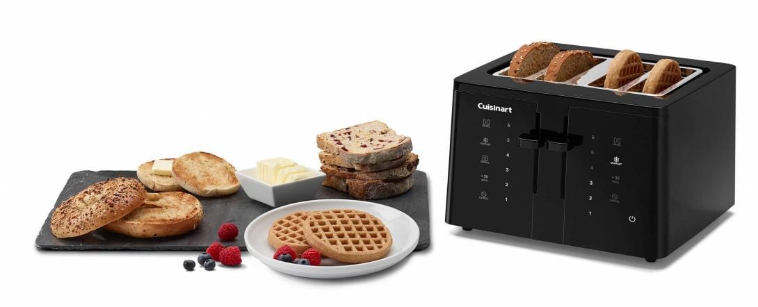 Cuisinart 4 Slice Touchscreen Toaster, Black