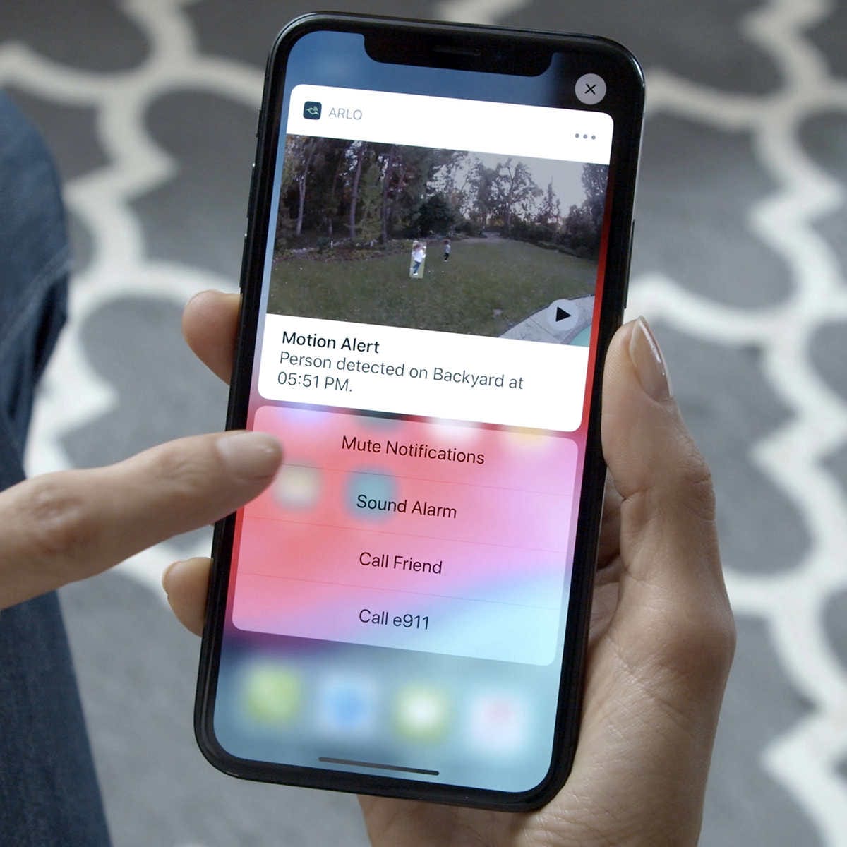 Arlo Pro 4 XL 3-Camera Security & Surveillance Bundle with Stand and Base Station - Certified Refurbished