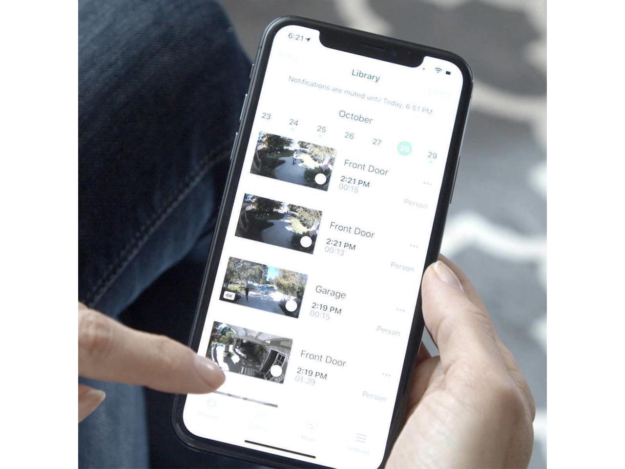 Arlo Ultra 2 XL Wire-Free 2 Spotlight 4K Cameras with Mount and Base Station - Certified Refurbished