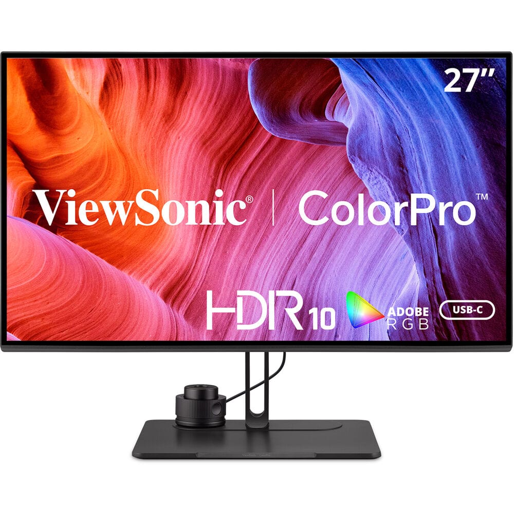 ViewSonic 27" ColorPro Premium IPS 4K USB C Monitor - Certified Refurbished