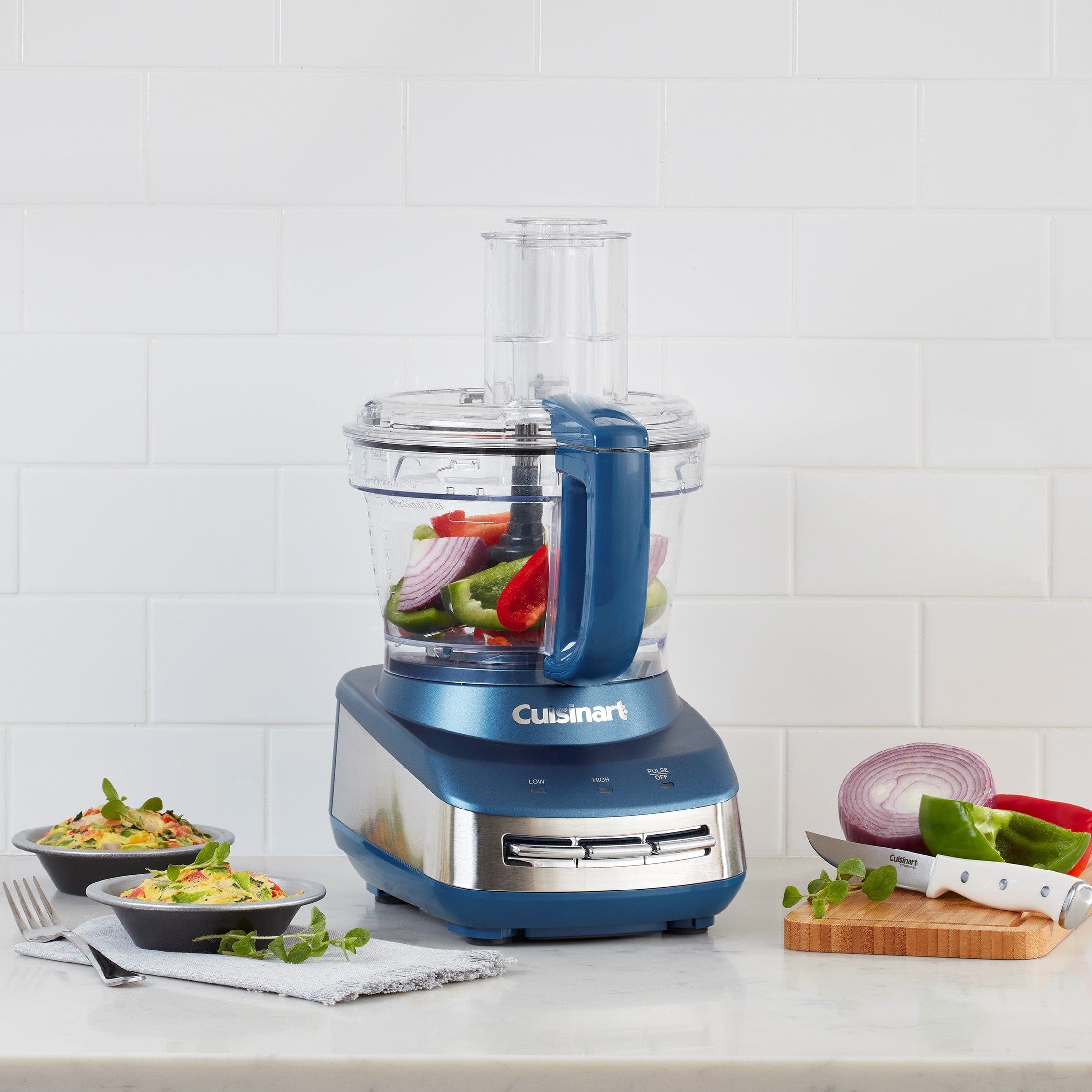 Cuisinart Core Custom 10 Cup Food Processor, Blue
