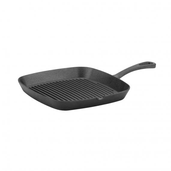 Cuisinart Chef's Classic™ Pre-Seasoned Cast Iron 9.25" Grill Pan, Black