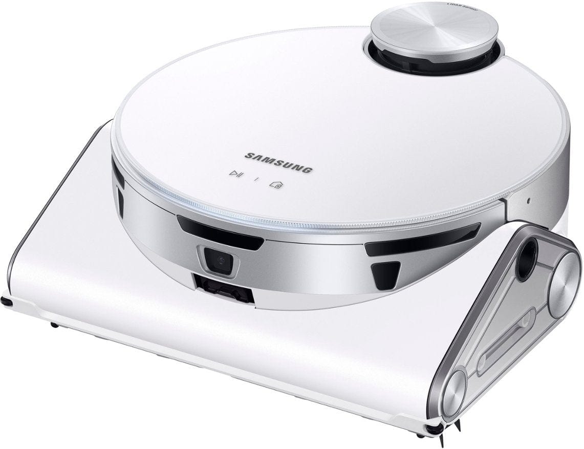 Samsung Jet Bot AI+ Robot Vacuum White - Certified Refurbished