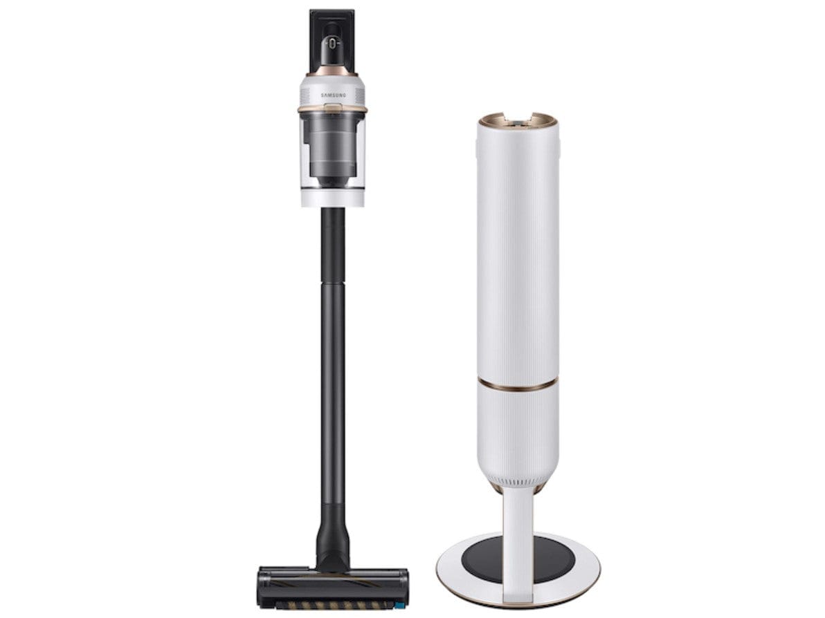 Samsung Bespoke Jet Cordless Stick Vacuume with Clean Station White - Certified Refurbished