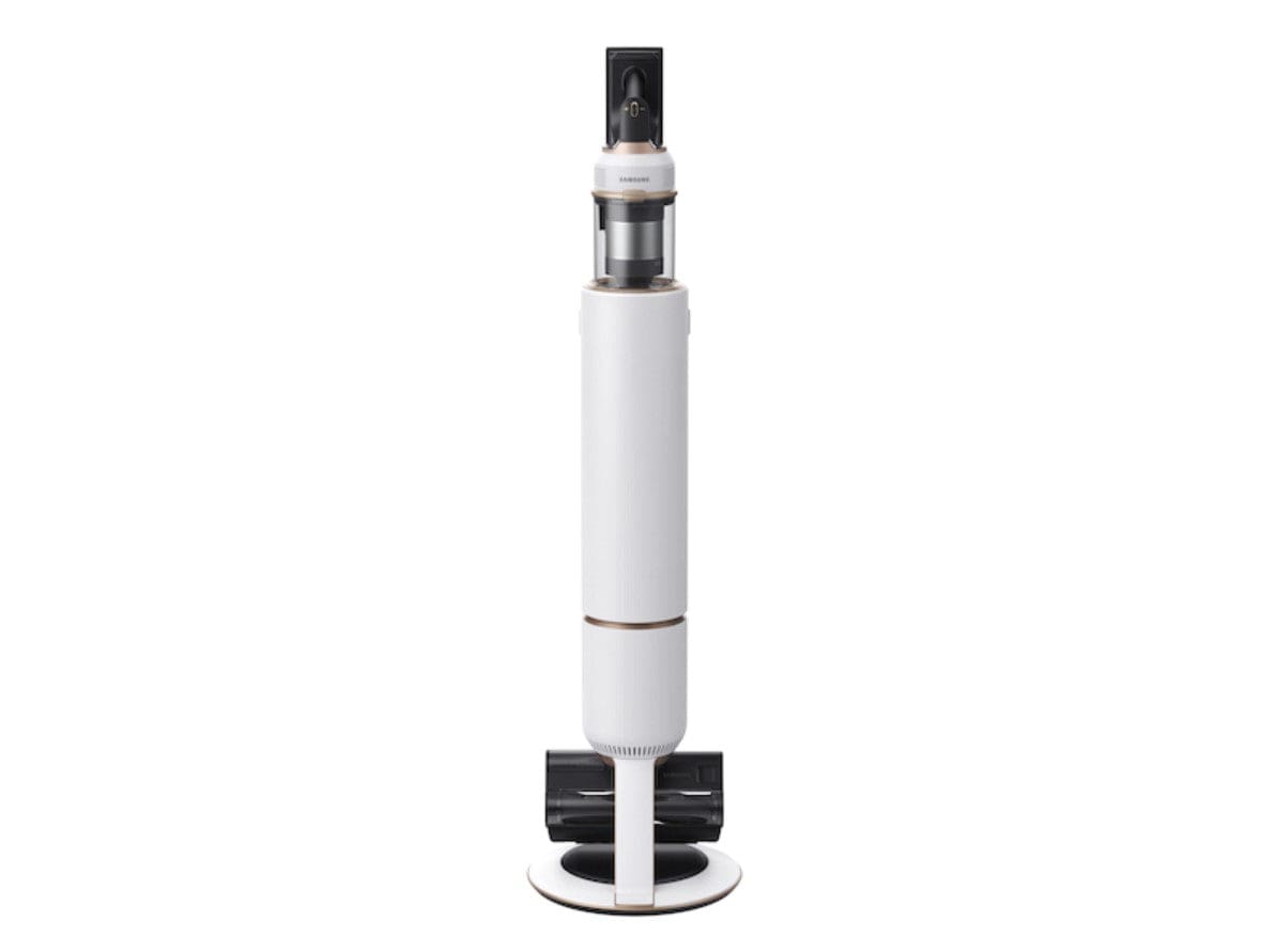 Samsung Bespoke Jet Cordless Stick Vacuume with Clean Station White - Certified Refurbished