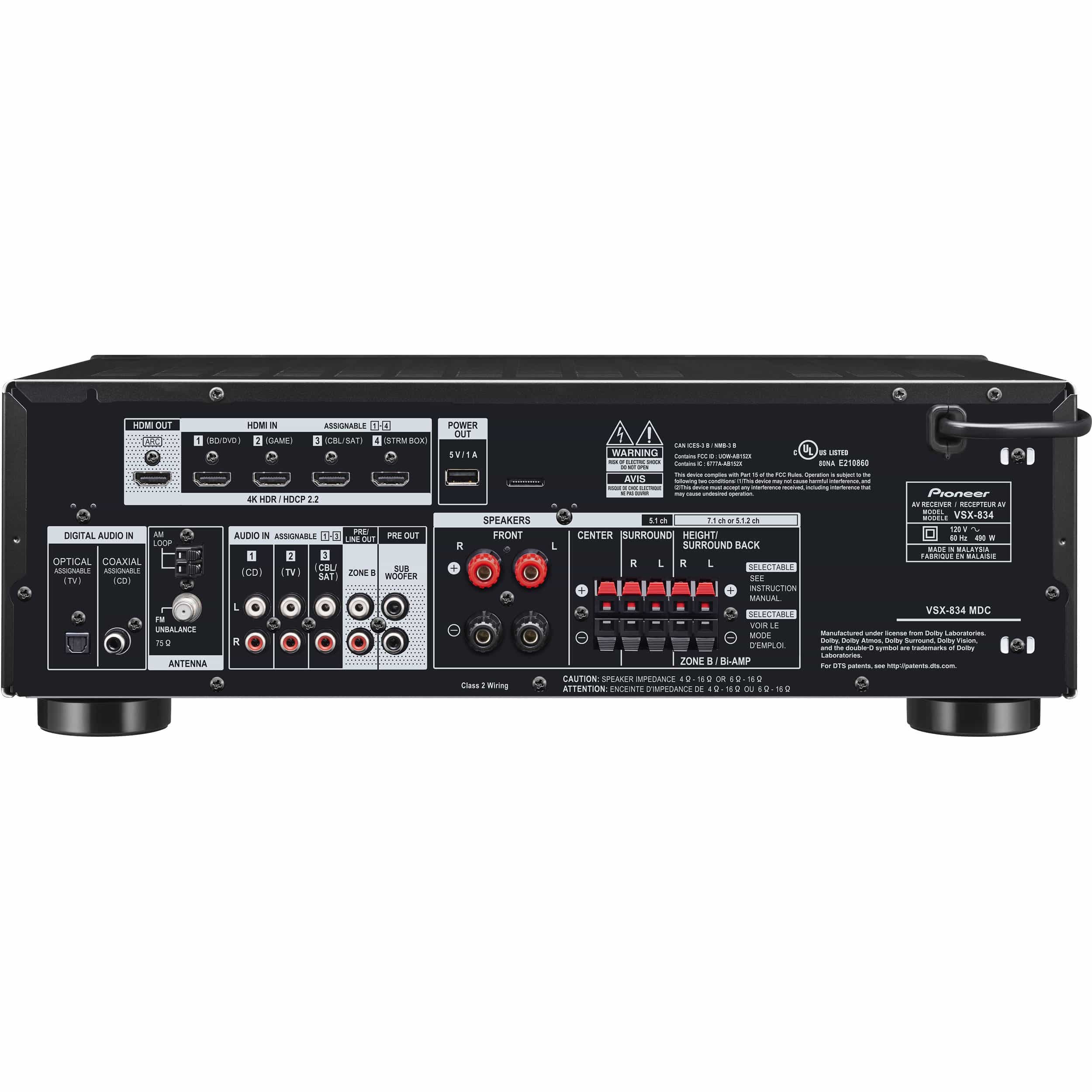 Pioneer 7.2-Channel AV Receiver
