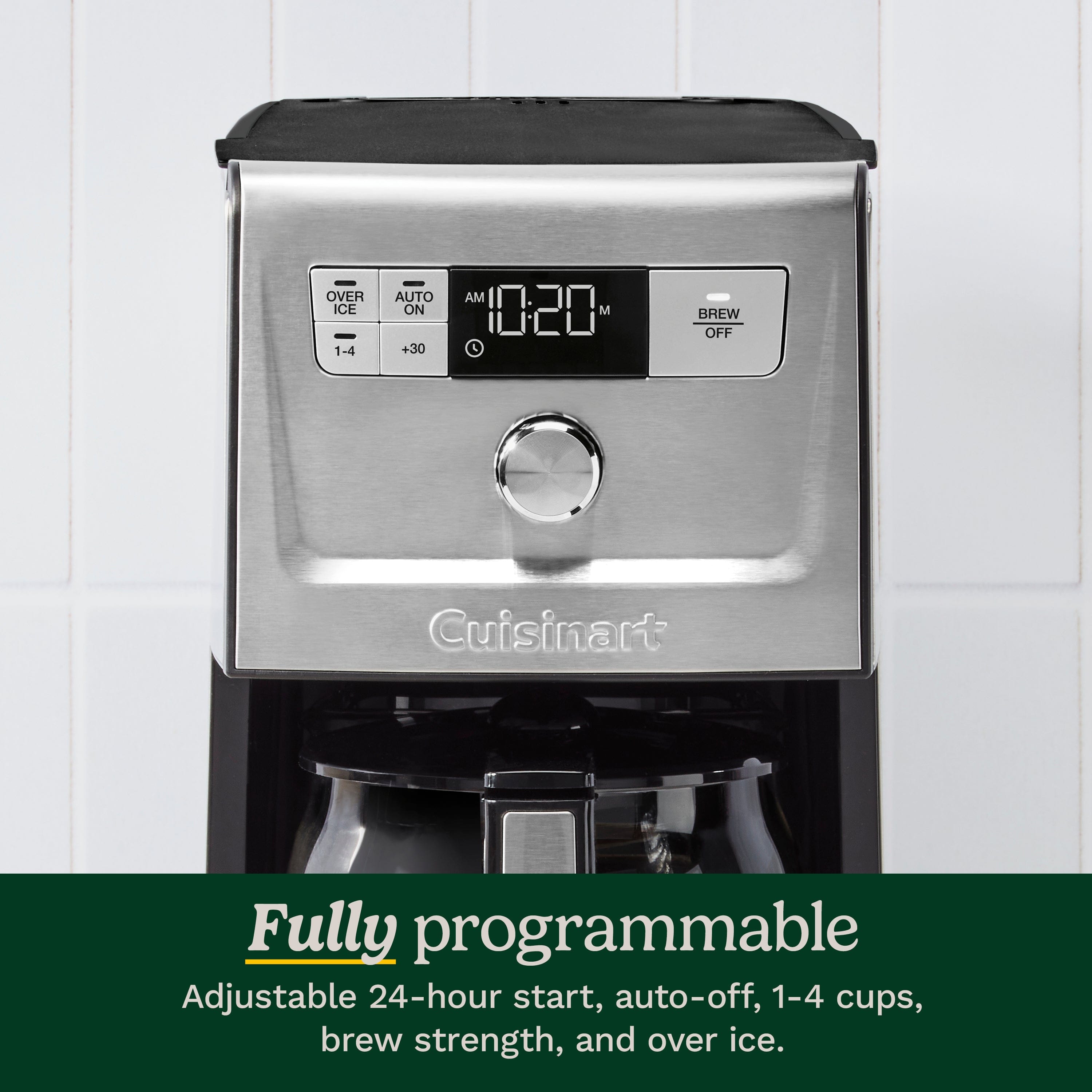 Cuisinart 14-Cup PerfecTemp® 14-Cup Coffee Maker with Over Ice, Silver