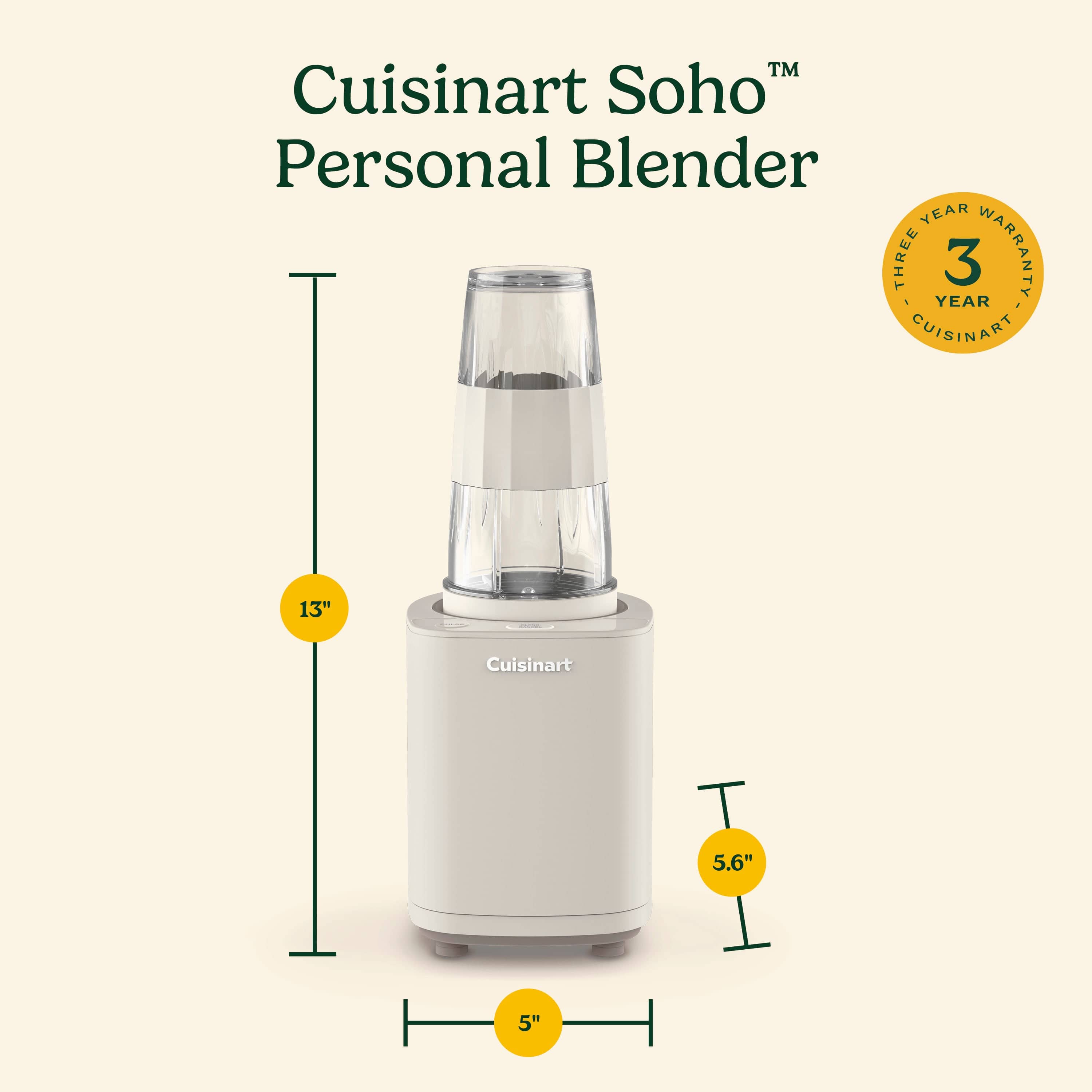 Cuisinart Soho™ Personal Blender, Truffle