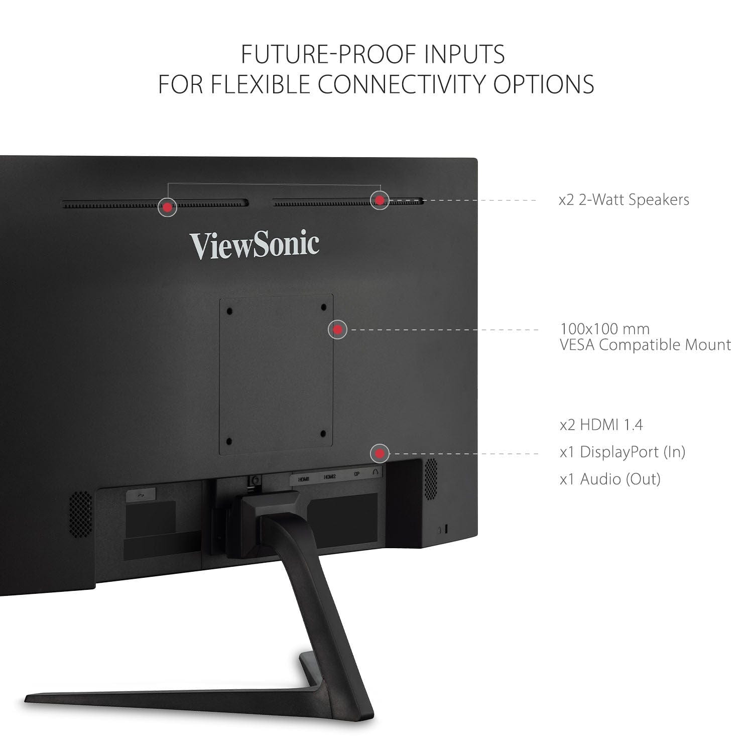ViewSonic 24" 165Hz Full HD Gaming Monitor - Certified Refurbished