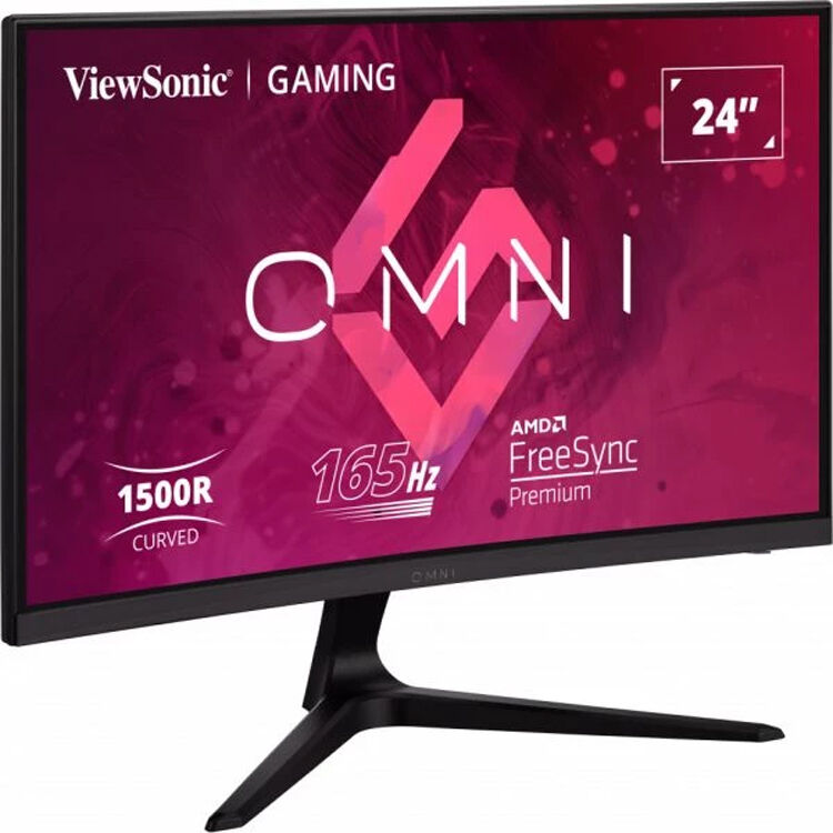 ViewSonic VX2418C-S 24" 165Hz Curved Gaming Monitor - Certified Refurbished