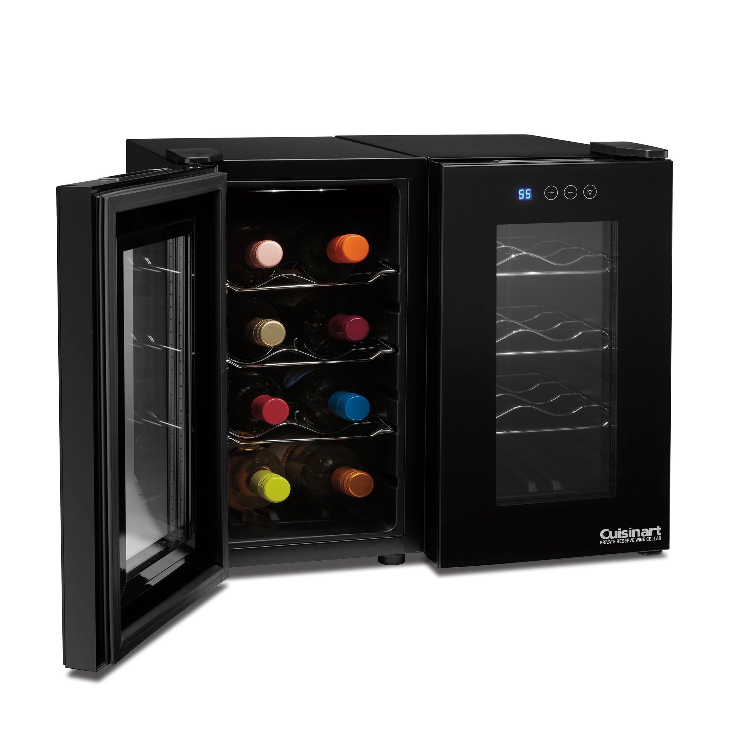 Cuisinart Private Reserve® Dual 16-Bottle Wine Cellar, Black