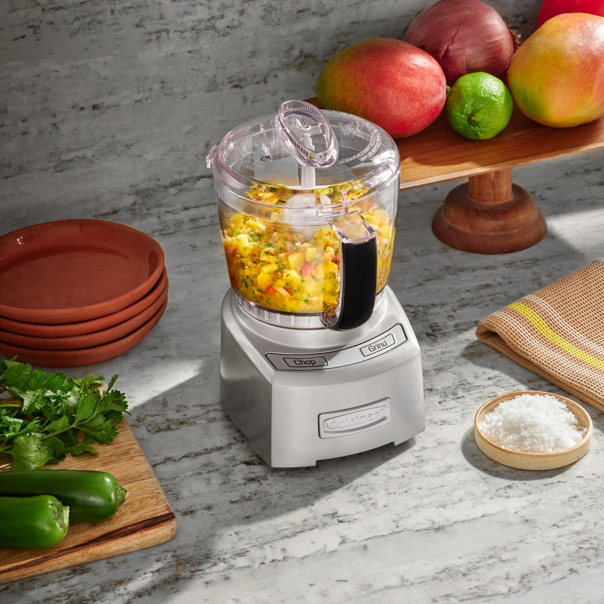 Cuisinart Elite Collection 4 Cup Chopper/Grinder, Gray