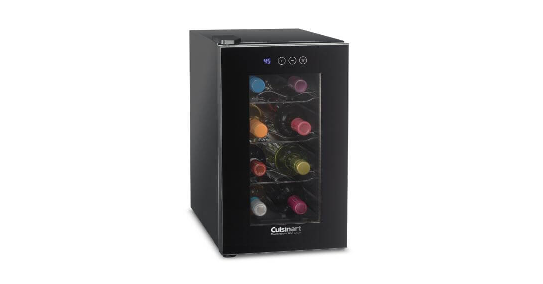 Cuisinart Private Reserve 8-Bottle Wine Cellar, Black